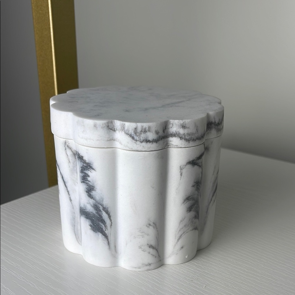 Kassatex Marble Patterned Decorative/Storage Medium Box